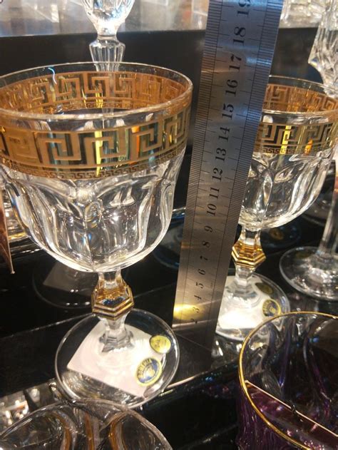 versace whiskey glasses uk|Versace champagne glasses.